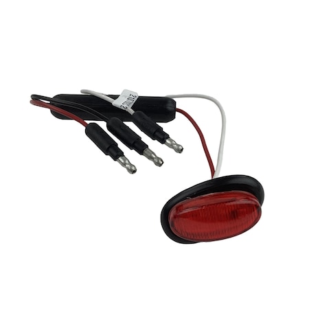 Grote Lamp, Led Clearance/Marker, Dual Intensity Micronova, Red, W/ Grommet, Std 0.180 49382